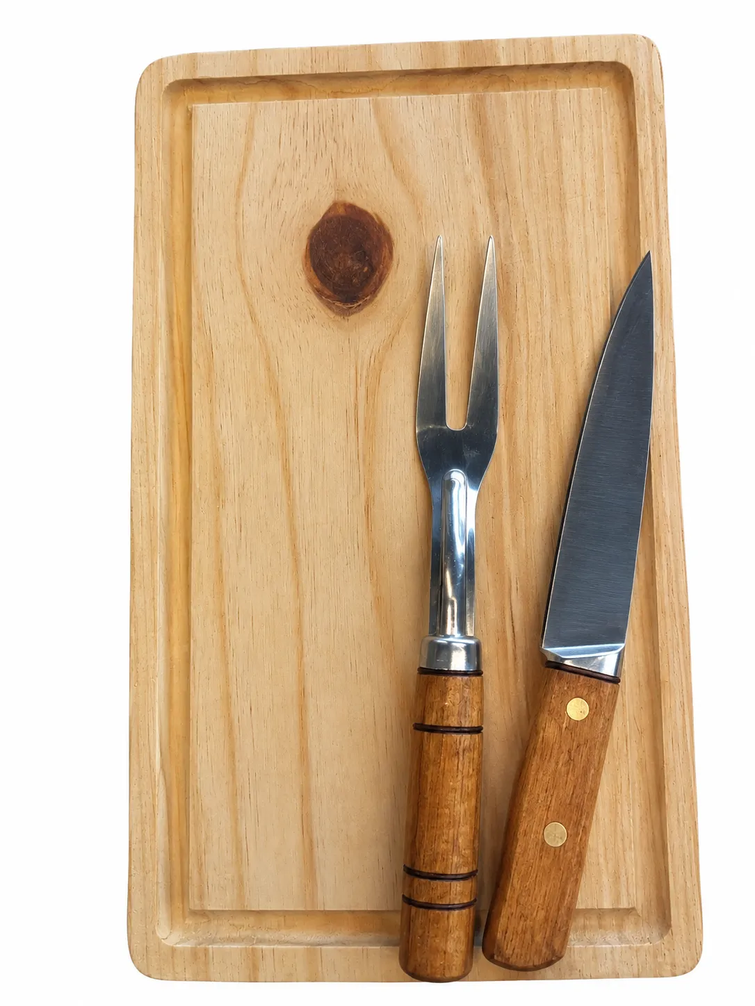 Kit de Churrasco com Tábua de Madeira